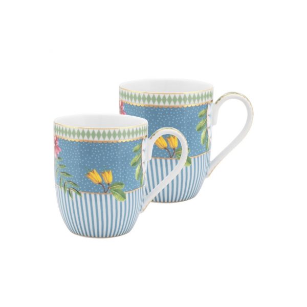 Set of 2 La Majorelle Small Mugs 145 ml