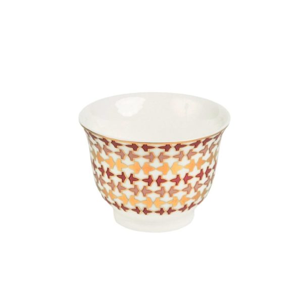 Set Of 6 Pink Al Hambra  Arabic Coffee Cups
