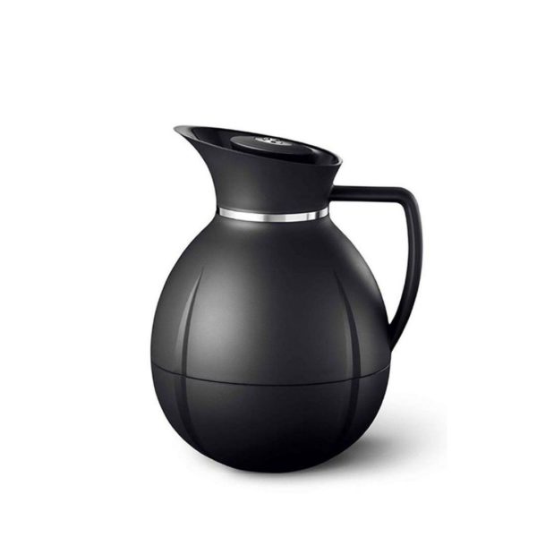 Grand Cru Luna Round Vacuum Flask, 1 L Black