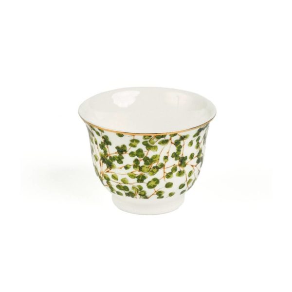 Set Of 6 Ivy Arabic Coffee Cups