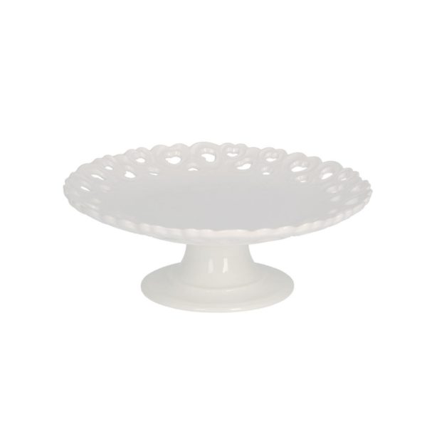 Alzata Piattino Traforato Heart Cake Stand (S)