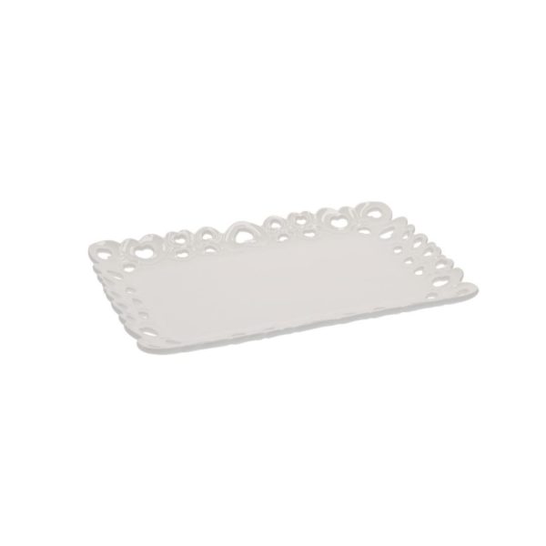 Vassoio Traforato Heart Carved Serving Plate (M)