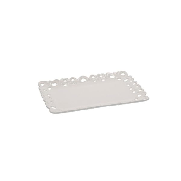 Vassoio Traforato Heart Carved Serving Plate (S)