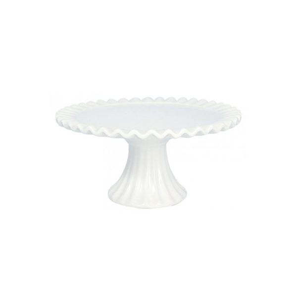 Columbine White(S) Cake Stand