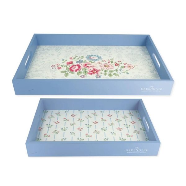 Set of 2 Ailis Trays