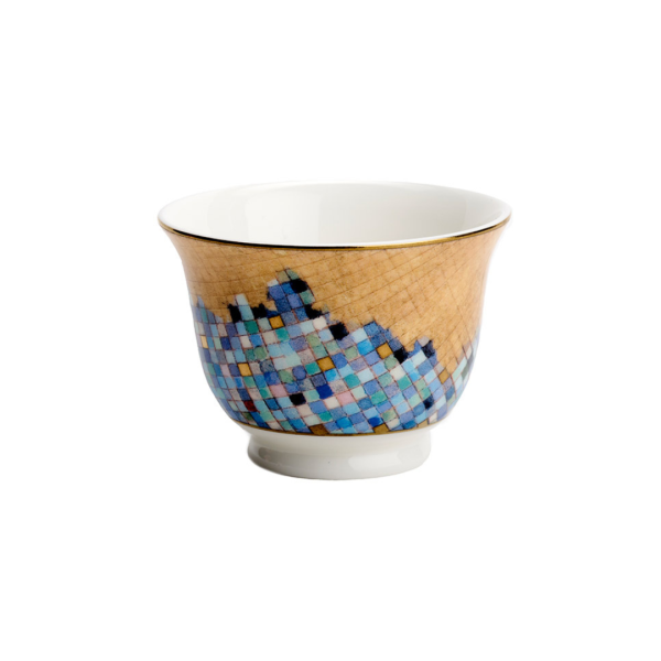 Set Of 6 St. Tropez Arabic Coffee Cups