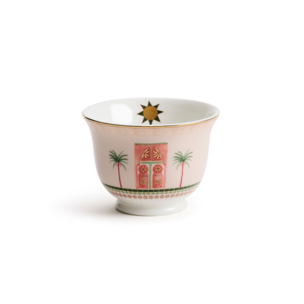Set Of 6 Palm Arabic Coffee Cups
