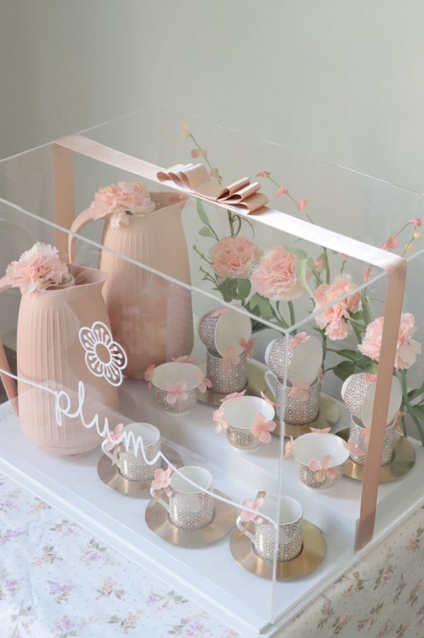 Arabesque Gold Set of 6 Acrylic Gift Box