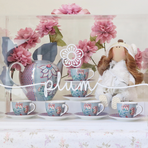 Flower Festival Pip Studio Plum Acrylic Gift Box