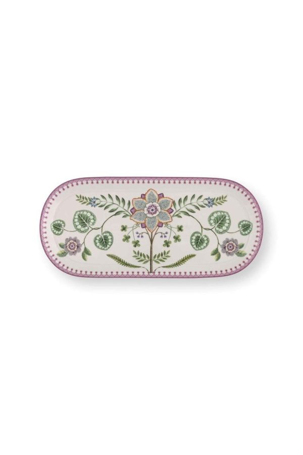 Lily & Lotus Tray Rectangular Lilac