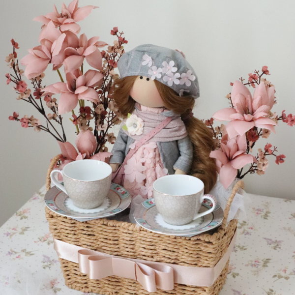 Blushing Birds Brown Set of 2 Gift Hamper