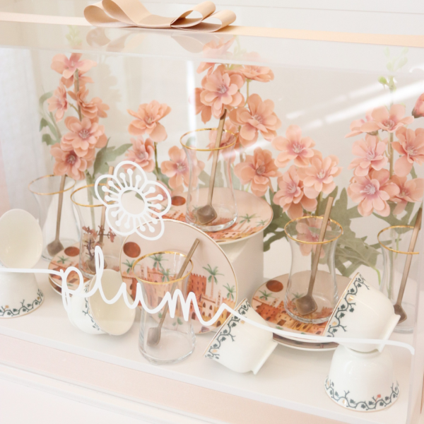 Emm Ali Palm set of 6 Acrylic Gift Box