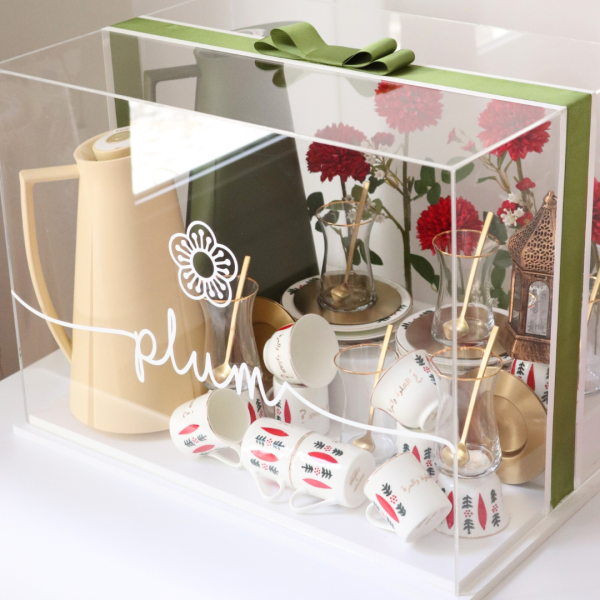 Heritage Set of 6 Acrylic Plum Gift Box